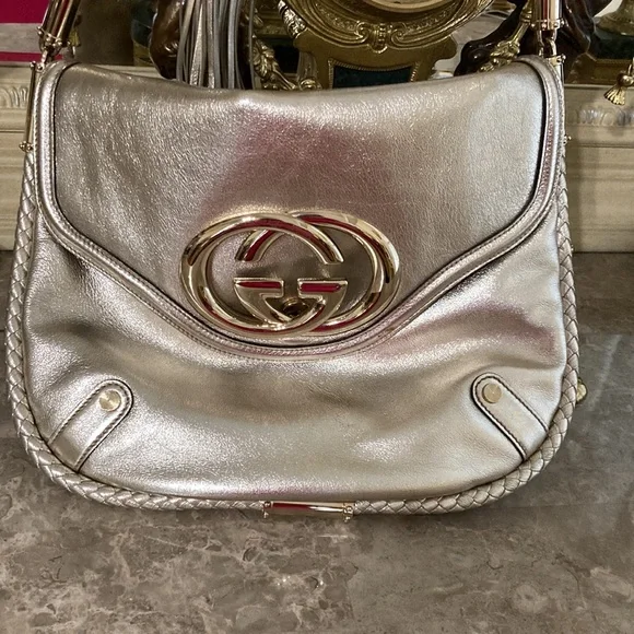 Gucci Britt bag- gold size large - Picture 17 of 17